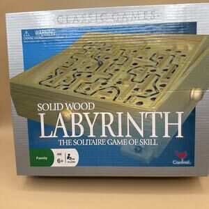 2007 Solid Wood Labyrinth The Solitaire Game of Skill